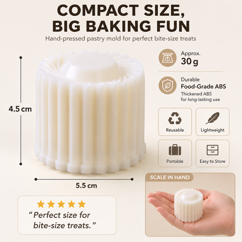 2-in-1 Detachable Pastry Press Mold