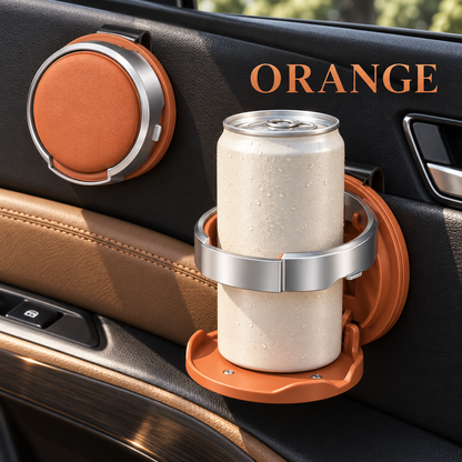 2-in-1 Foldable Car Cup Holder & Phone Stand