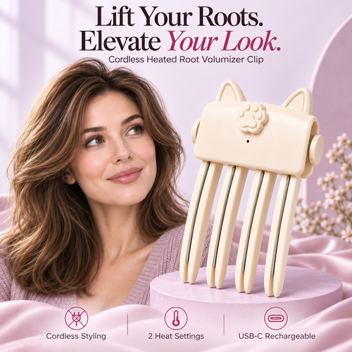 Cordless Heated Root Volumizer Clip