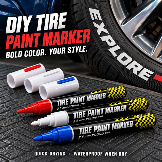 DIY Tire Paint Marker – Quick-Drying & Waterproof