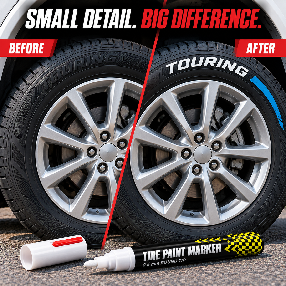 DIY Tire Paint Marker – Quick-Drying & Waterproof