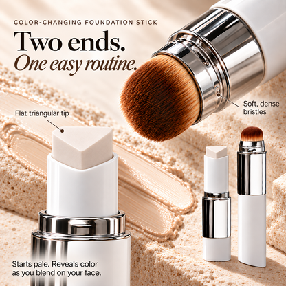 Korean 2-in-1 Color-Changing Foundation Stick