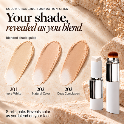 Korean 2-in-1 Color-Changing Foundation Stick