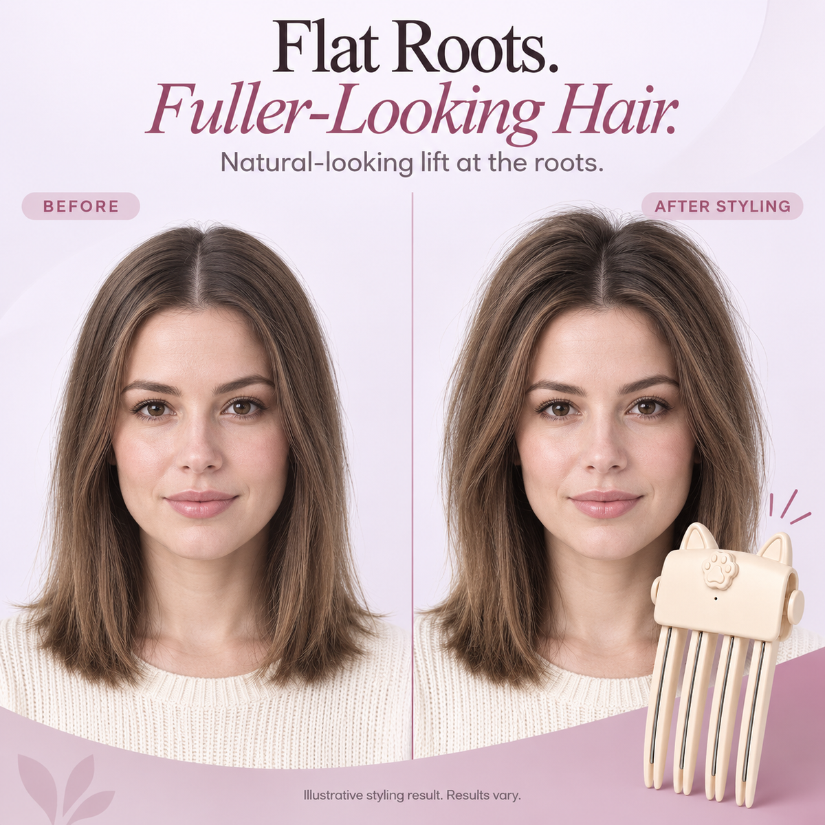 Cordless Heated Root Volumizer Clip
