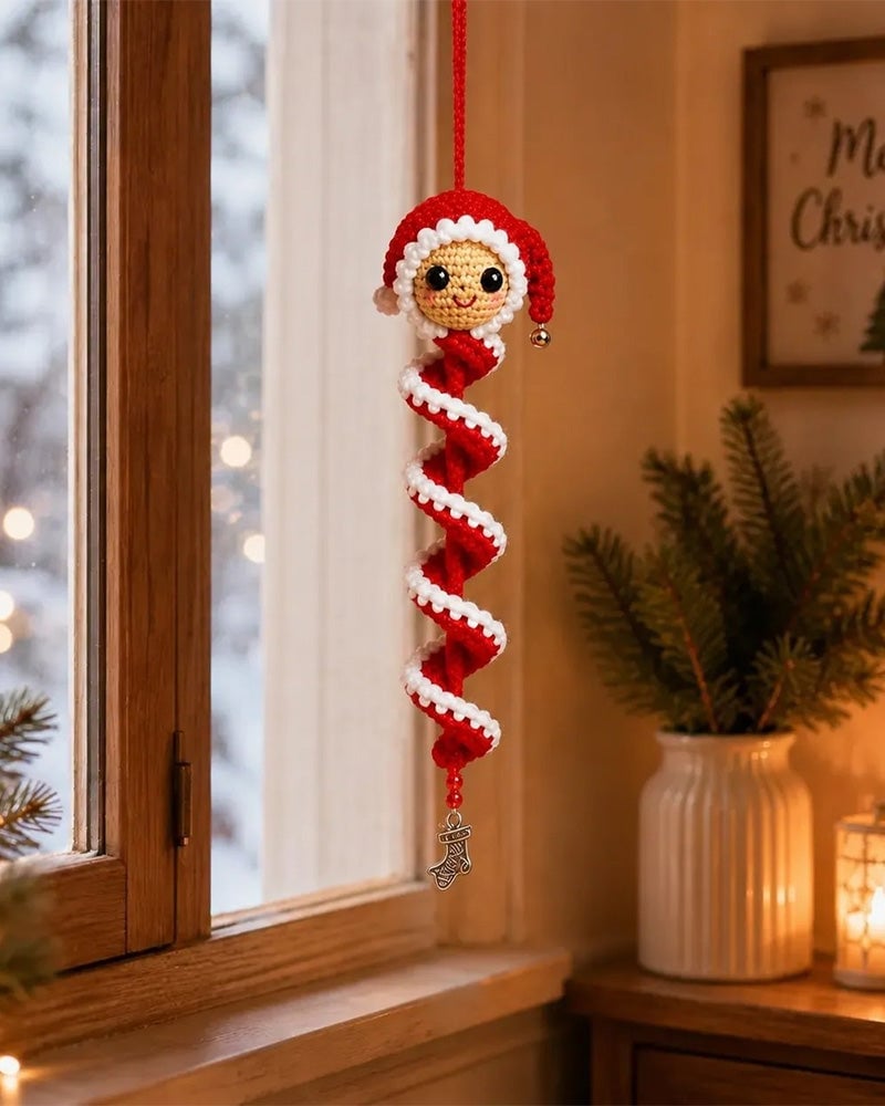 DIY Spiral Crochet Ornament Kit – Choose from 9 Seasonal Characters