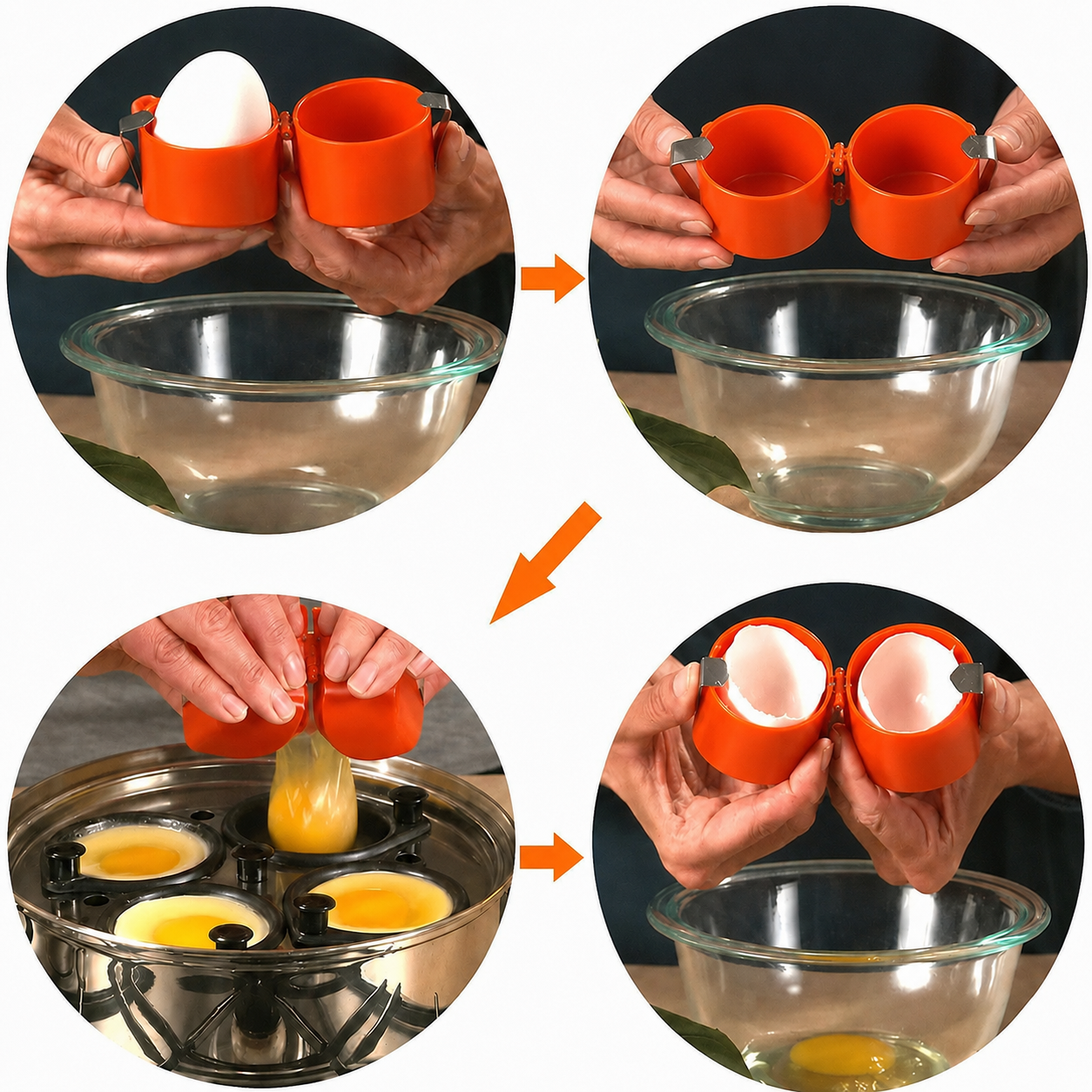 Quick Egg Cracker Tool – Open Hundreds Of Eggs Faster & Cleaner