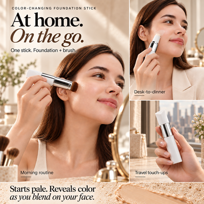 Korean 2-in-1 Color-Changing Foundation Stick