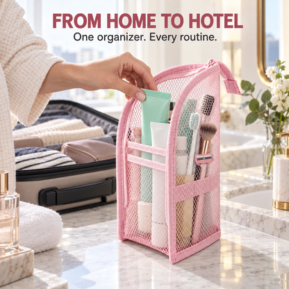 Stand-Up Travel Toiletry Organizerc