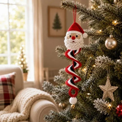 DIY Spiral Crochet Ornament Kit – Choose from 9 Seasonal Characters