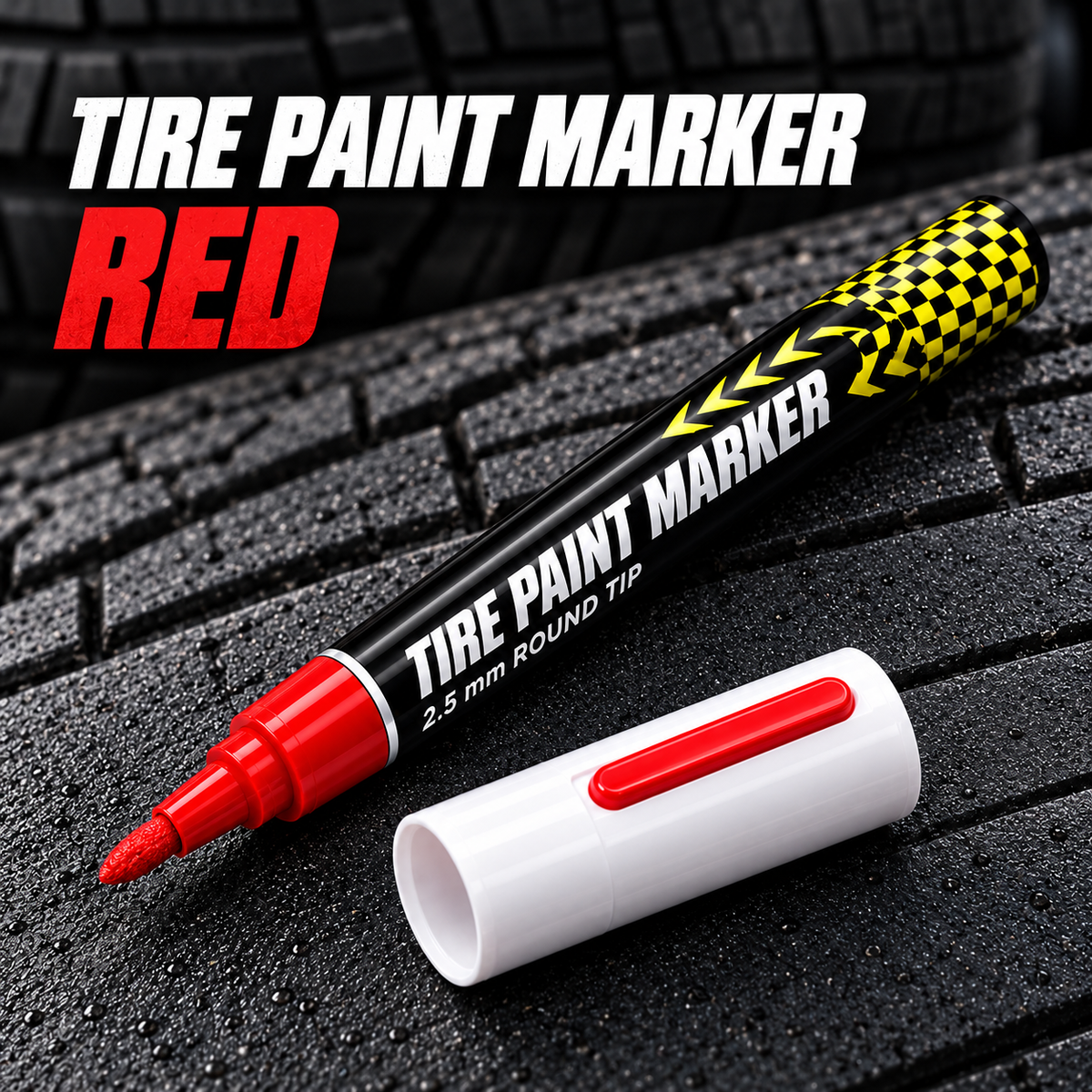 DIY Tire Paint Marker – Quick-Drying & Waterproof
