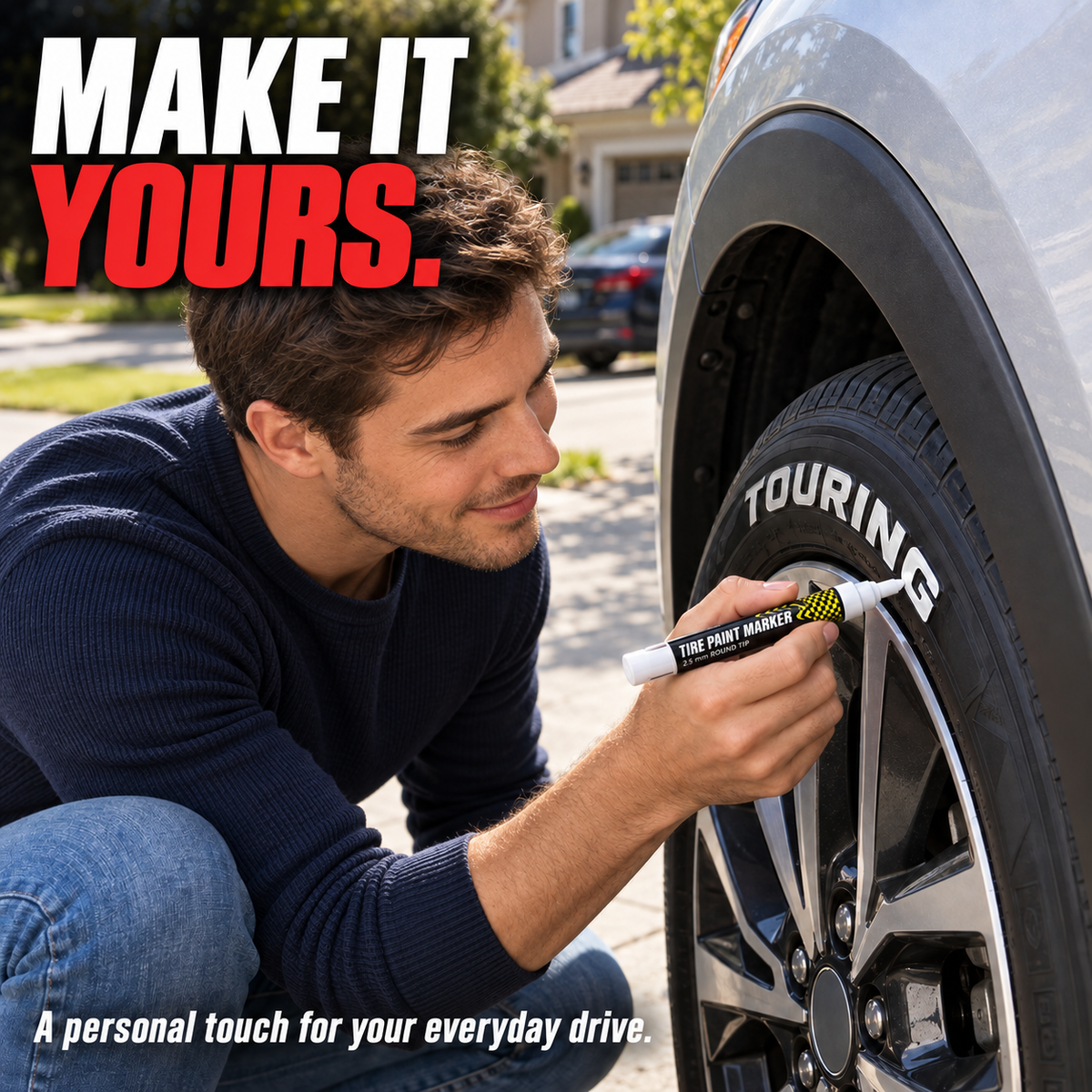 DIY Tire Paint Marker – Quick-Drying & Waterproof