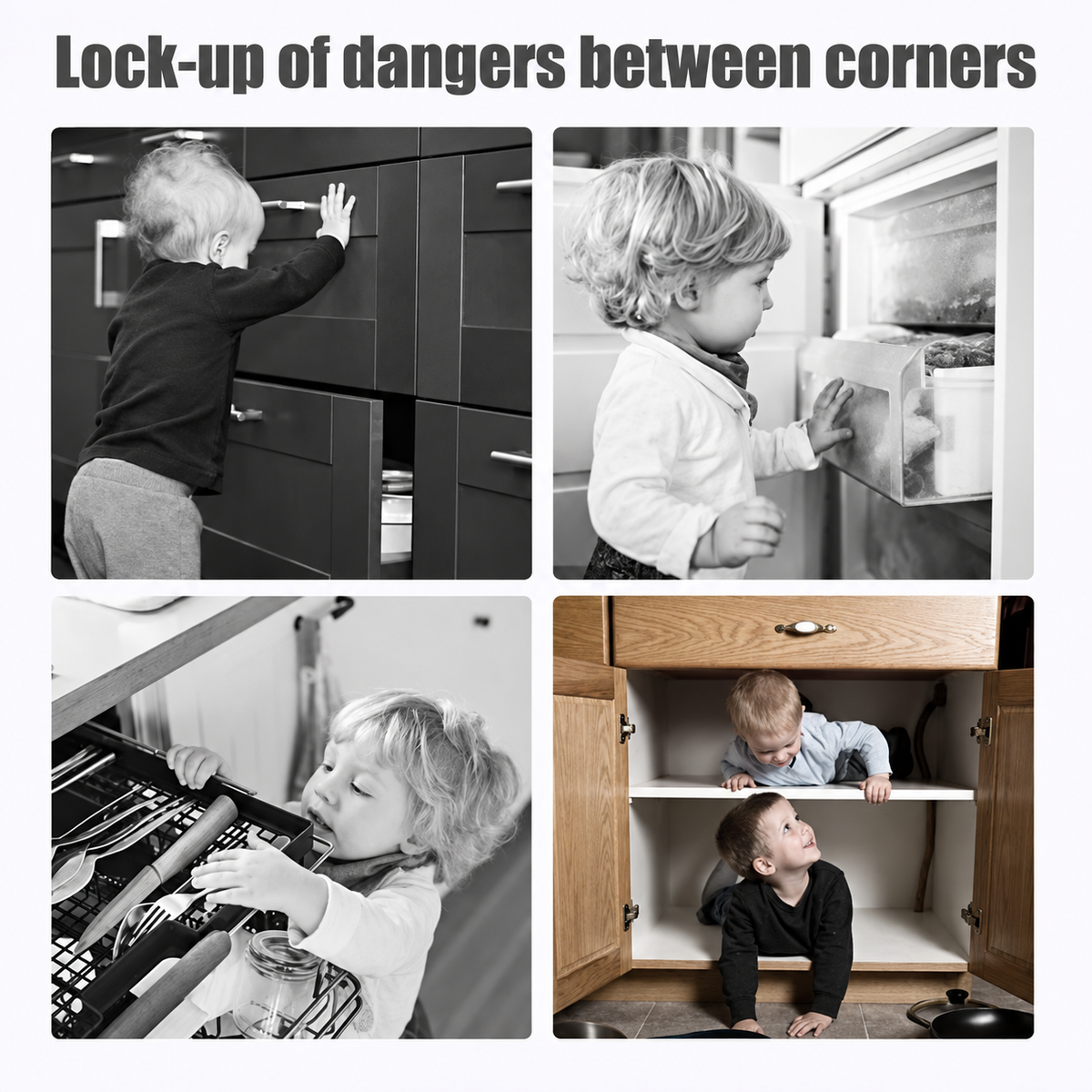 Child Safety Locks for Cabinets, Drawers & Refrigerators