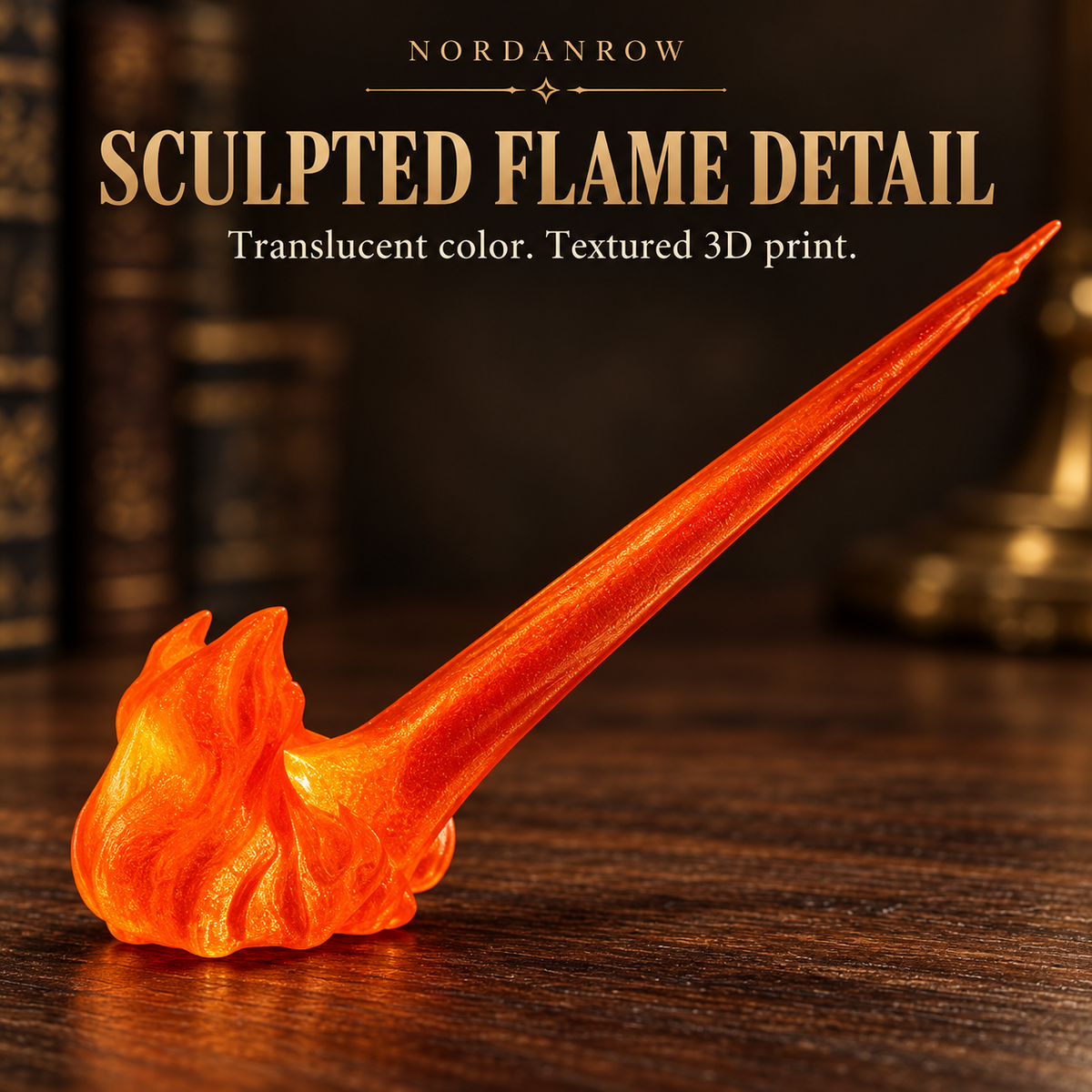 🐉 3D Printed Dragon Flame Book Nook Bring a Fire-Breathing Fantasy Dragon to Your Bookshelf