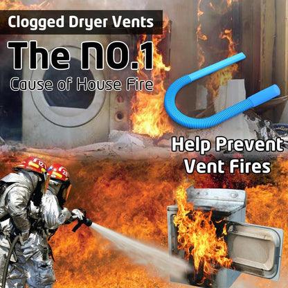 💥LAST DAY SALE 39% OFF💥Flexible Dryer Vent Cleaner Vacuum Attachment
