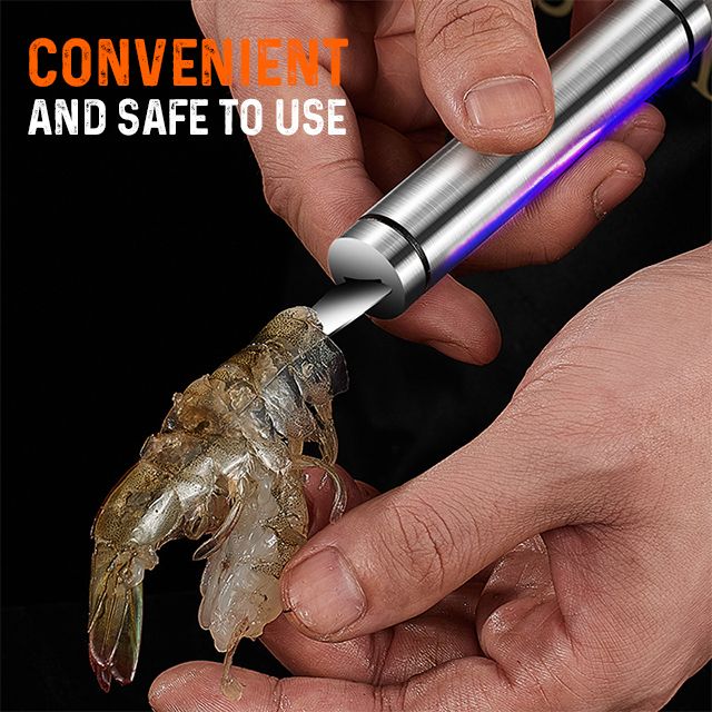5-in-1 Shrimp Peeler, Deveiner & Seafood Prep Knife