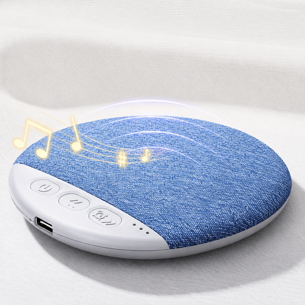 Ultra-Thin Bluetooth Pillow Speaker with White Noise & Sleep Timer