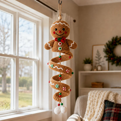 DIY Spiral Crochet Ornament Kit – Choose from 9 Seasonal Characters