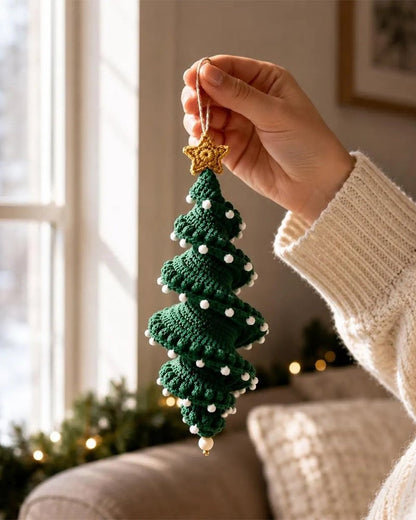 DIY Spiral Crochet Ornament Kit – Choose from 9 Seasonal Characters