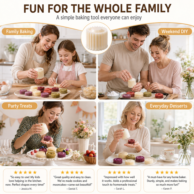 2-in-1 Detachable Pastry Press Mold